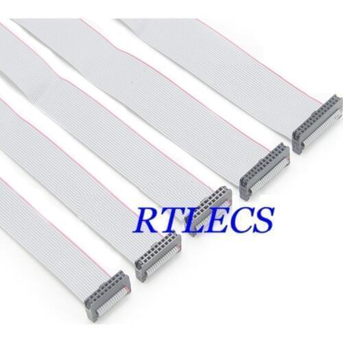 5pcs 2.0 mm IDC Socket Extension Flat Ribbon Cable 6 8 10 12 14 16 18 20 24 30 34 40 44 50 60 Pin 30 CM ISP JTAG DAP AVR Cable