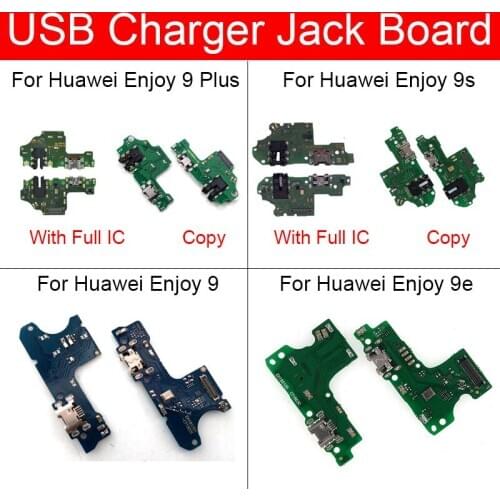 USB Charging Jack Scoket Connector Board For Huawei Enjoy 9 plus 9e 9s Charging Port Module Usb Connector Port Board Replacement