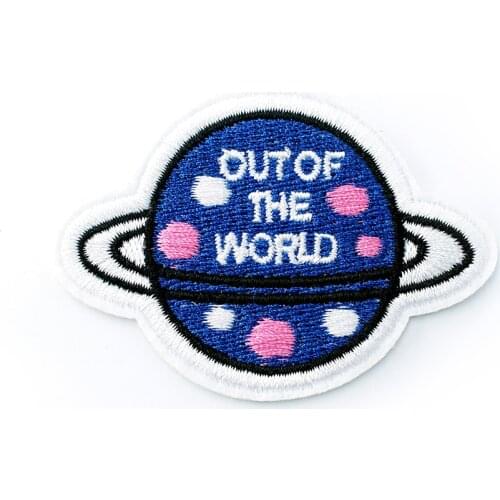 World (Size:4.7x6.5cm) Cloth Badges Mend Decorate Patch Jeans Bag Hat Clothes Apparel Sewing Decoration Applique Patches