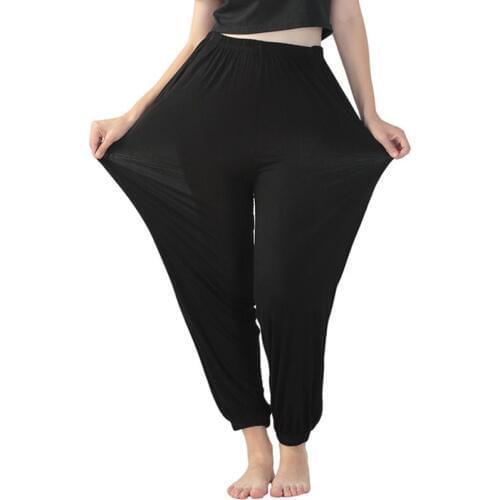 Women Lounge Pants Loose Sleep Bottoms Pyjama Trousers Modal Trouser Soft Pants Casual High elasticity Home Pants Loose Pants