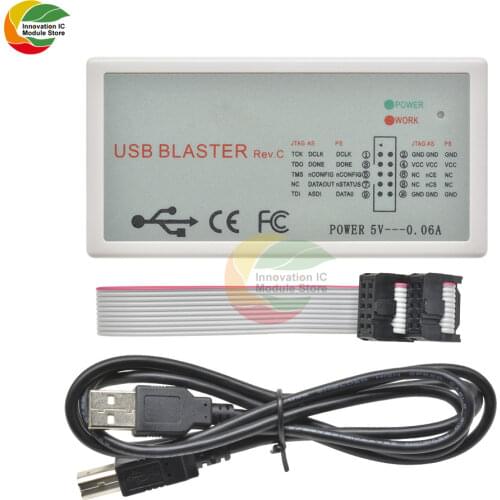 Ziqqucu FT245+CPLD USB Blaster Download Cable FPGA / CPLD Downloader Altera High Speed Download Cable USB Type-B Interface Cable