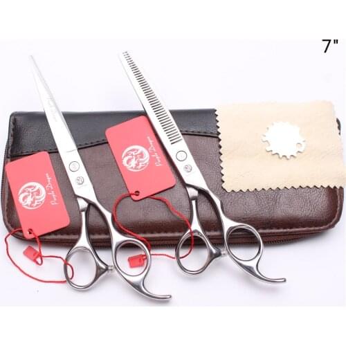 1Pair 5.5" 6" 6.5" 7" Purple Dragon Barber Scissors Cutting/Thinning Scissors Professional Hair Scissors or Pets Scissors Z1006