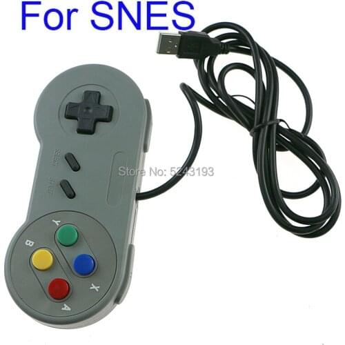 10pcs For Nintendo SNES Game pads For Windows PC MAC Computer Control USB Wired Gamepad Game Controller Gaming Joystick