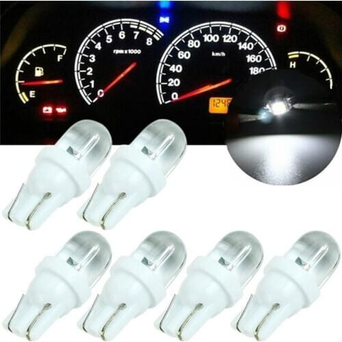 10x T10 White 12V LED Car Parking Side License Plate Bulb Interior Reading Lamp Wedge Dome Turn Signal Light