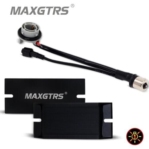 2x Load Resistor 50W Car LED Turn Singal 1156 BA15S 1157 BAY15D 7440 7443 3156 3157 Canbus Error Free Wiring Canceller Decoder