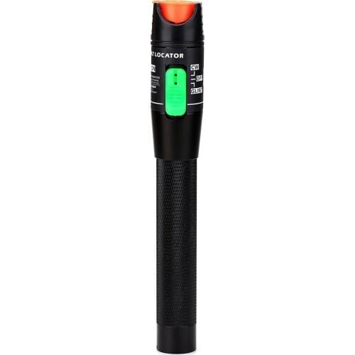 30mW 30km Optical Fiber Test Pen Universal Metal Fault Locator Red Light Fiber Optic Cable Tester Meter Connector for Network