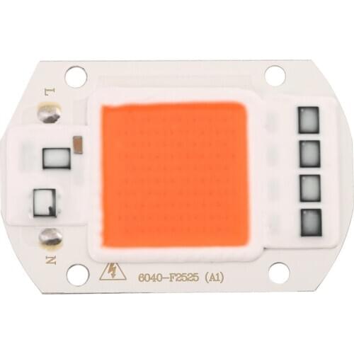 50W LED Grow Lights Full Spectrum LED COB Indoor Plant Grow Light For Garden Greenhouse Hydroponic 380NM-840NM 50000H