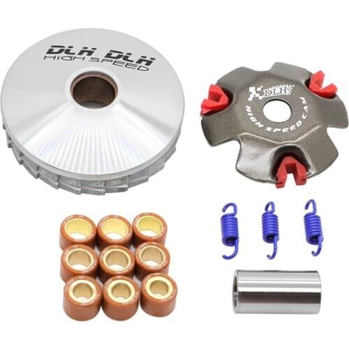 50cc HIGH PERFORMANCE VARIATOR COMPLETE SET and Polygon Variator Rollers Weight FOR SCOOTERS WITH GY6 QMB139 MOTORS