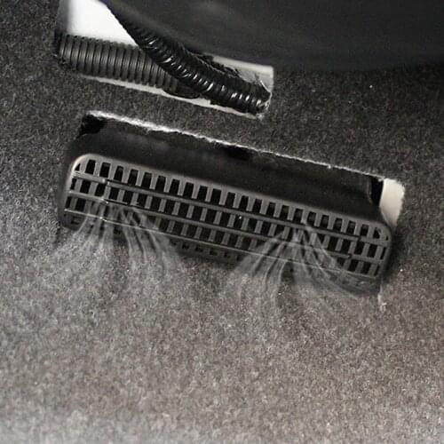 Car Air Vent Outlet Grille For Toyota Corolla S Plus L LE XLE 2014-2018 under Seat Air Conditioner Duct Trim Cover carstyling