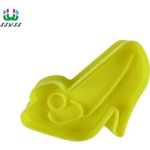 Girl High Heels Pattern Printing Molds,Food Grade Plastic Cake Decorating Cutters Tools,Direct Selling