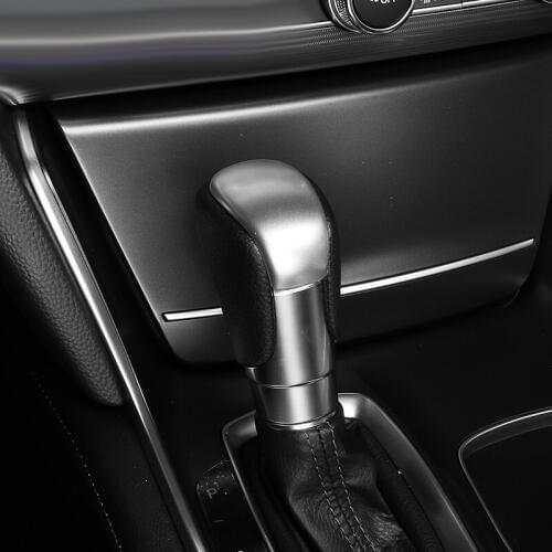 For Honda Accord 10th 2018 2019 ABS Chrome Car gear shift lever knob handle cover Accessories car styling