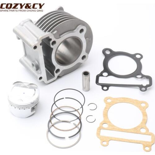 58.5mm Big Bore Cylinder Kit & Piston Kit for Yamaha BWS125 ZUMA YW CYGNUS-X /-SR /-FI 125cc 4V Scooter engine parts 4 stroke