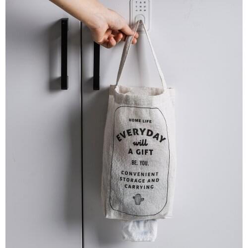 Linen Bread Bag Reusable Homemade Artisan Bread Storage Bag French Baguette Drawstring Bag Kitchen Storage Reuseable Bread Bags