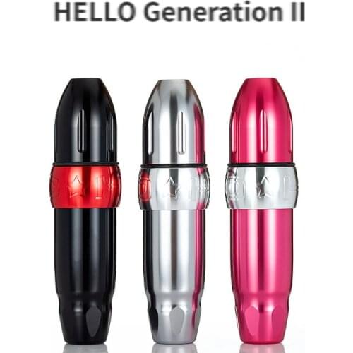 Professional Tattoo Pen Permanent Makeup Tattoo Machines Strong Quiet Motor DC Power Cable Supply Guns Machine