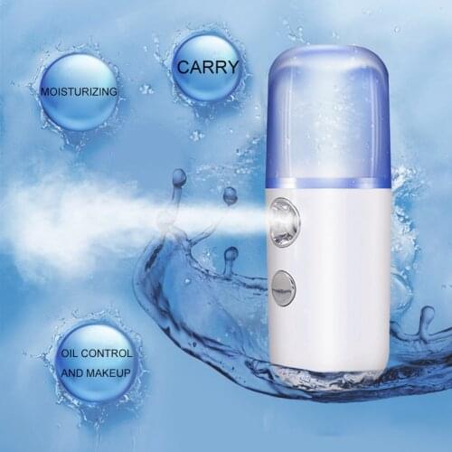 USB Nano Face Steamer Mini Nebulizer Face Moisturizer Humidifier Women Facial Sprayer Beauty Care Disinfect Hydrating Skin Care