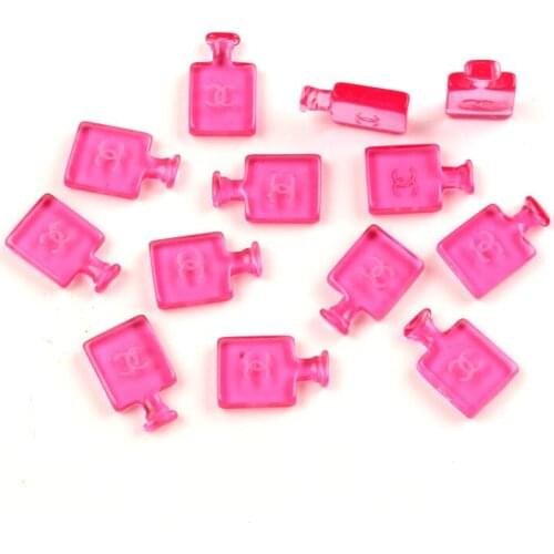 LF 20Pcs Mixed 15x10mm Perfume Resin Decoration Crafts Flatback Cabochon Embellishments For Scrapbooking Cute Diy Accessories