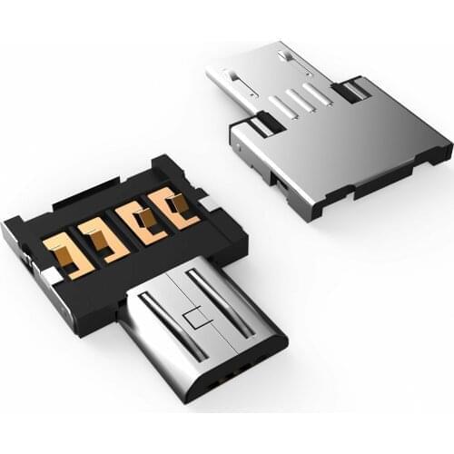 10000pcs Micro USB Adapter MicroUSB OTG Connector Mini OTG Adapter for Xiaomi Huawei Smart Phone USB Flash Drive Cable Adaptador