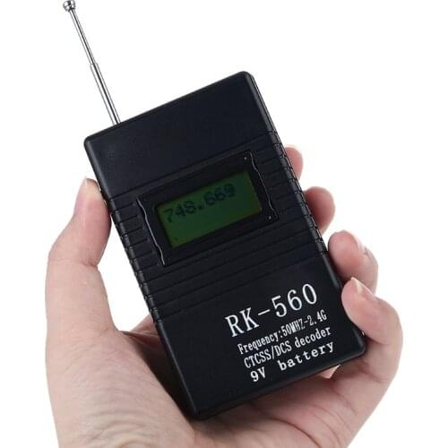 RK560 Portable 50MHz-2.4GHz Handheld Frequency Counter for Walkie Talkie Radio R9CB