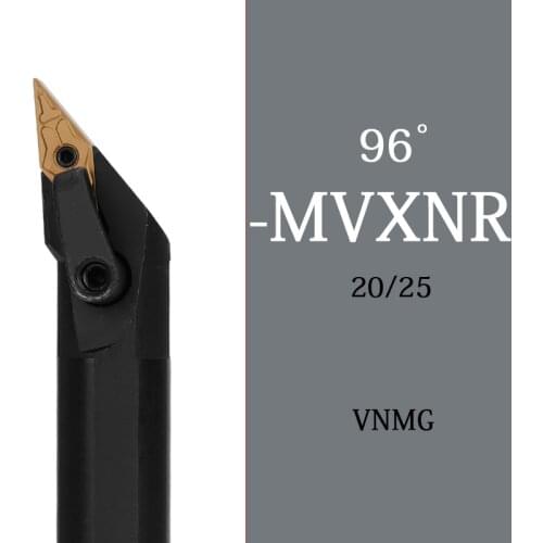 CNC Lathe Tool Shank Bar MVXNR S20R S25S MVXNR16 MVXNL16 S20R-MVXNR16 Inner Hole Turning Tool Holder Use Carbide Inserts VNMG