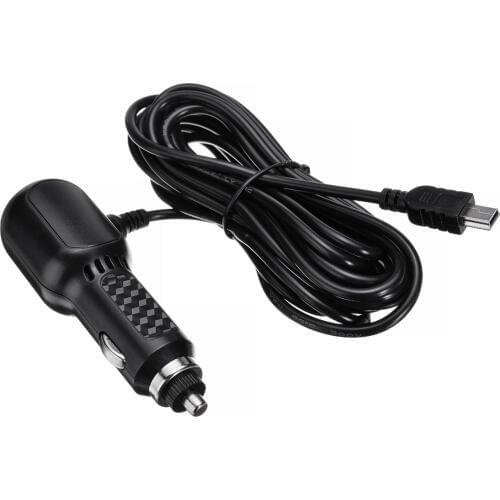 1pcs Mini USB Smart Charger 5V 2A 3.5m Car Power Charger Adapter Cable Cord for Navigator GPS Driving Recorder Car Charging