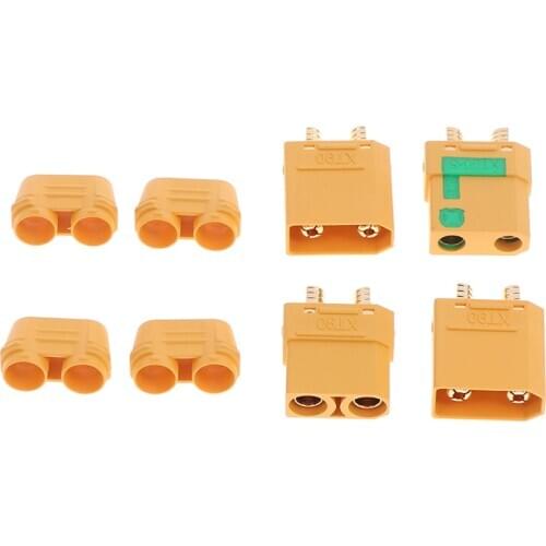 High Quality XT90 Connector Anti-Spark Male Female Connector with Housing Sheath