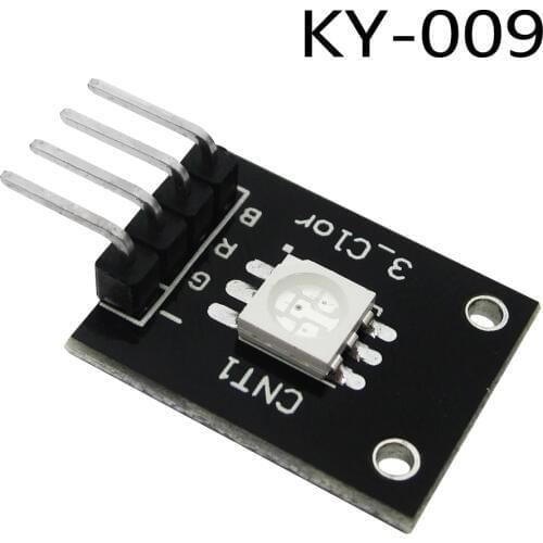 10PCS New RGB 3 Color Full Color LED SMD Module AVR PIC KY-009 new
