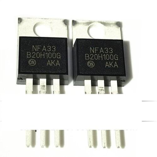 100PCS/LOT B20H100G schottky diode TO-220 New original spot hot sale