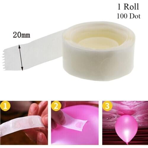 100pcs/lot Balloons Attachment Removable Balloon Arch kit Glue Dot Accessories Wedding Birthday Party Baby Shower Decor Supply