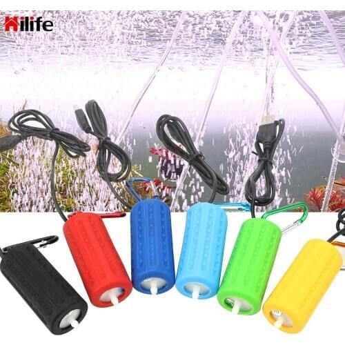 Aquatic Terrarium Filter Mute Energy Saving Supplies Fish Tank Accessories Aquarium Fish Tank Oxygen Air Pump Mini USB