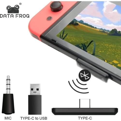 Data Frog Wireless USB/Type-C Bluetooth Adapter For Nintendo Switch Audio Receiver transmitter For PS4 Console Converter For PC