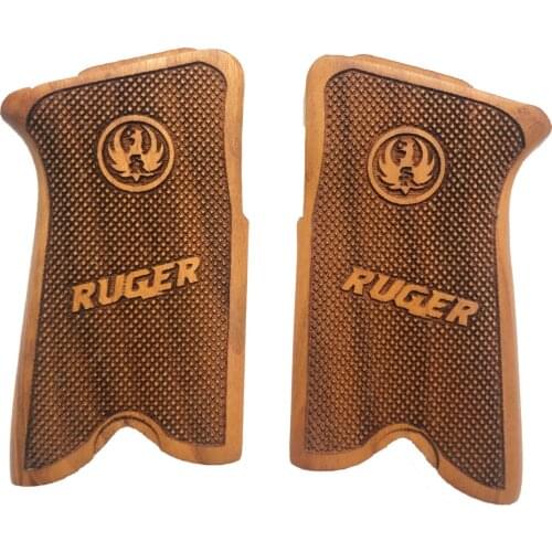 Ruger P85 Laser Cut Wooden Grip Mod3