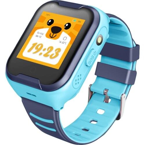 Kids Smart Phone Watch With Camera Waterproof 4G GPS Locator Video Call Phone Watch For Children Boys Girls