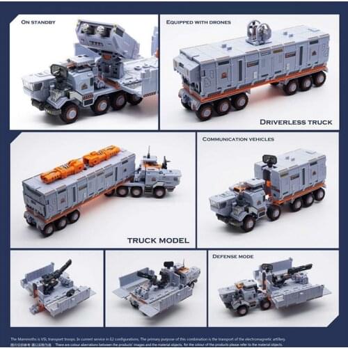 MFT Transformation VP-01 VP01 Mammoth Transport Troops SPACE 2039 Repair base Mech Action Figure Toys