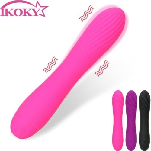 IKOKY 7 Speed Magic Wand Strong Vibration Dildo Vibrator Vagina Clitoris Stimulate G-spot Orgasm Massage Sex Toys for Woman