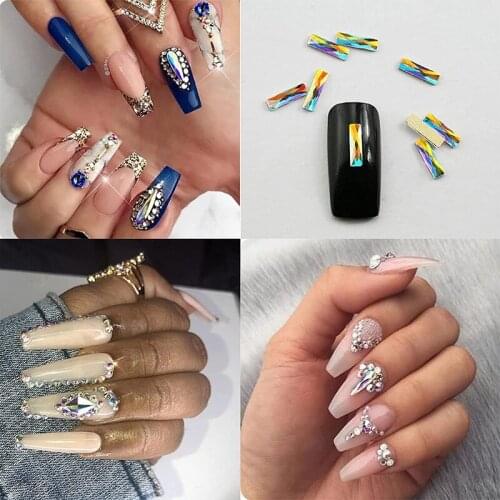 Nail Fake Heart Oval Strawberry Shape Crystals Nail Art HeartStrawberry Shape Rhinestones Oval Beads Flatback