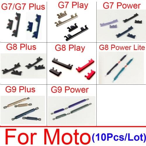 ON OFF Power Button + Volume Up Down Side Key For Motorola Moto G9 G7 G8 Play Plus G8 Power Lite Volume Power Switch Side Button