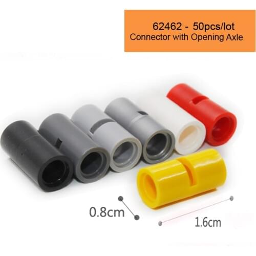 62462 Technic Connector with opening Building Block MOC Part Connector Accessories Assembly Educational Toys 50pcs/lot