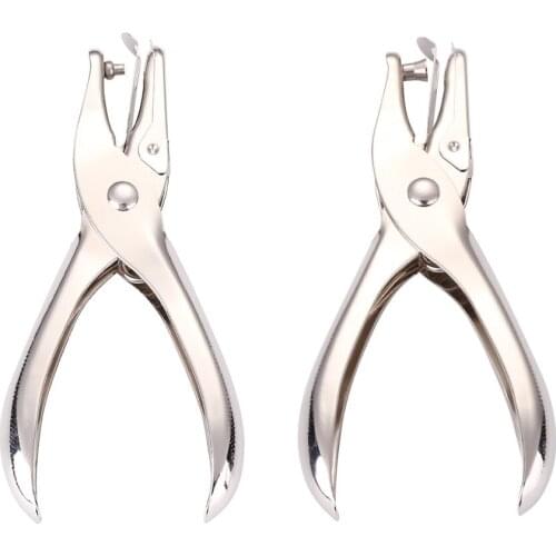 Multifunction Portable Single Hole Punch Paper Material Scrapbooking Handheld Metal Craft Punch Durable Home School Office Tools