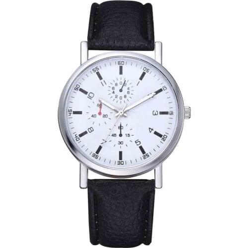 Fashion Casual Watch Men Women Quartz Watch Leather Band Strap Watch Analog Wrist Watch Relojes Para Mujer Watch Women Wrist