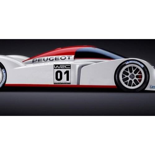 EmpireYing 2 Sizes 8 Colors WRC World Rally Racing Sports Dynamic Lettering Art Car Sticker SUV Racing Decor Vinyl Decal Gifts