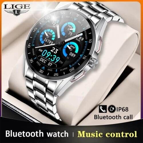 2021 New Full Touch Screen Smart Watch Men IP68 Waterproof Bluetooth Call Man Smartwatch Sports Fitness Tracker Watches For Mens