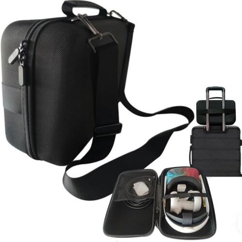 Portable EVA Travel Case Storage Bag For Oculus Quest 2 VR Headset Carrying Case Handbag VR Headset Controllers Accessories