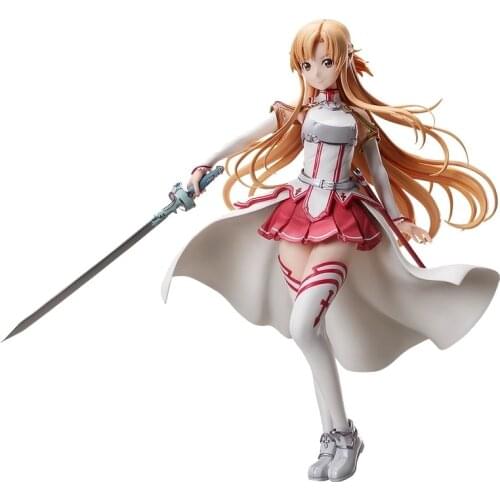 Pre-Sale Sword Art Online Asuna Yuuki Knights of Blood Anime Figures Hand-Made Model Decoration Toy Jcollectibles Model Toys