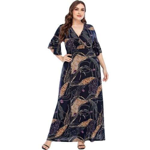 Ramadan Turkey India Muslim Dress Print Maxi Abaya Duabi Arabic Vestidos Moroccon Kaftan Islamic Clothing Jilbab Gown Robe 2021