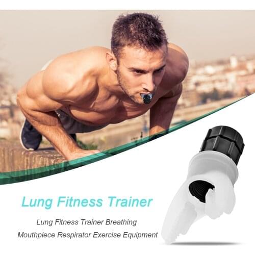 Lung Respirator Fitness Trainer Water Silicone Breathing Mouthpiece Exercise Training Equipment Accessories