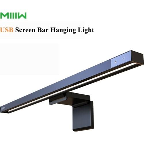 YOUPIN MIIIW Led Desk Lamp student Hanging Light Adjustable Screen Computer Eye Protection Lamp USB powered by luz Office léger