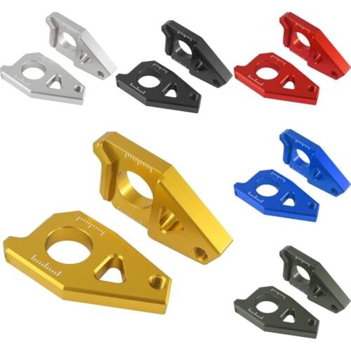 Motorcycle Rear Alex Spindle Chain Adjuster Tightene Blockers For YAMAHA TMAX 530 TMAX530 2012-2016 FZ8 12-15 FZ1 YZF R1 05-2015