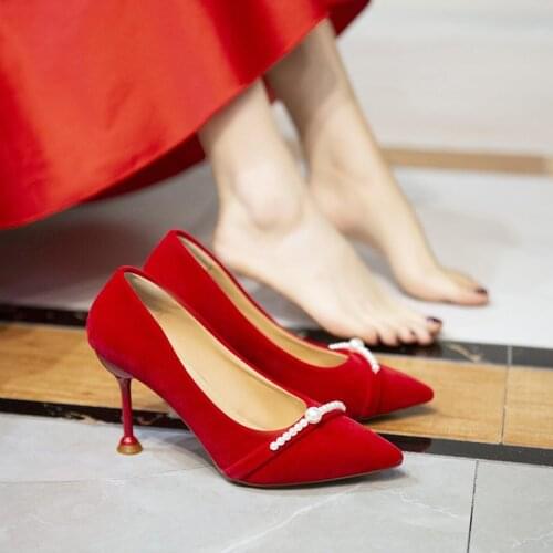 Fashion Women Cat High Heels Female Shallow Mouth Pointed Rhinestone Buckle Sandals Sexy Nightclub Wedding Pumps Womens Shoes