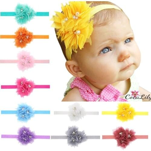 1 Pieces Baby Girl Headband Infant Cloth Crystal Newborn Tiara Headwrap Gift Bandage Ribbon Headwear Toddlers Hair Accessories