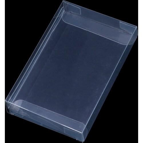10Pcs/lot New Clear Transparent Carts Box Case For NS N64 Cartridge CIB Protectors